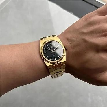 Ručni satovi: PAGANI DESIGN PD-YS020 - 37mm - Zlatna / Crna PAGANI DESIGN PD-YS020 — 3