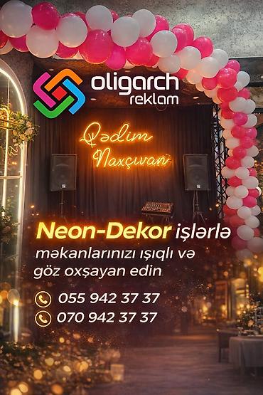 srift: Qabarıq hərflər və neon-dekor reklam çözümləri - İşıqlı və işıqsız — 3