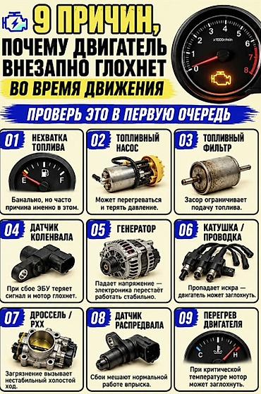Услуги автоэлектрика, Компьютерная диагностика, Круглосуточно