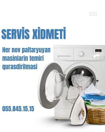 ремонт корпусной мебели: Məişət texnikası üçün servis xidməti - Paltaryuyan maşınların