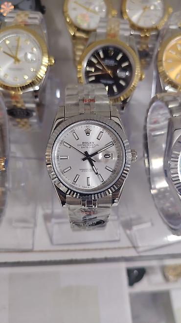 saat baki: Rolex Oyster Perpetual Datejust qol saatları - Korpus: paslanmayan — 2