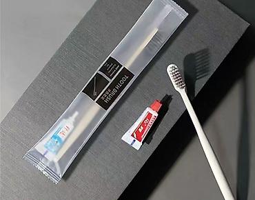 Гигиена и ароматизаторы: Набор одноразовых дорожных принадлежностей для ухода за полостью рта — 5