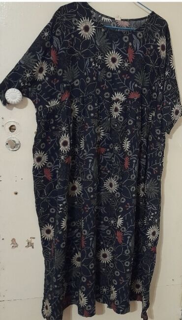 платье 56 размер: Күнүмдүк көйнөк, Кытай, Жай, 6XL (EU 52), One size
