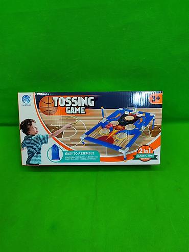 Игрушки: Игра настольная кольцебросс для детей🟢🟡🟣 Комплектация товара: 6 — 9