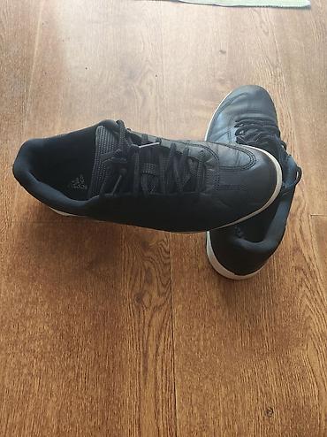 кроссовки кожаные: Мужские кроссовки, 41, Adidas, Б/у, цвет - Черный, Самовывоз — 1