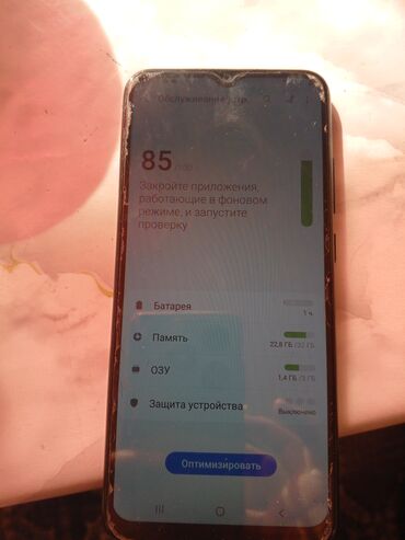 телефон s22: Samsung A02 S, Колдонулган, 32 GB, 1 SIM, 2 SIM