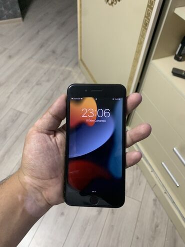 ucuz iphone 15: IPhone 7 Plus, Черный, Отпечаток пальца