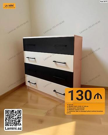 Komodlar: KOMOD – La Mini (Kod: 3675) - Ölçülər: D 40 × H 80 × E 100 sm - — 1