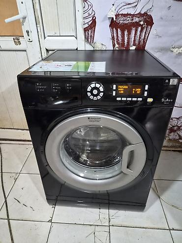bosch pitiminutka: Paltaryuyan maşın Hotpoint Ariston, 9 kq, İşlənmiş, Avtomat, Qurutma var, Pulsuz çatdırılma — 2