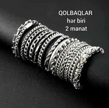 Bilərziklər: YENİ, Dəbli QOLBAQLAR satılır. (kişilər üçün) DƏBLİ və QƏŞƏNG — 5