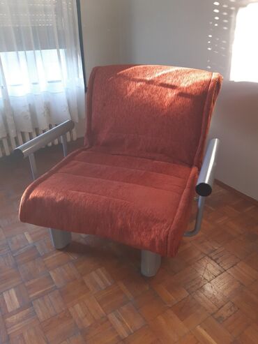 fotelje na razvlačenje simpo: Textile, color - Orange, Used