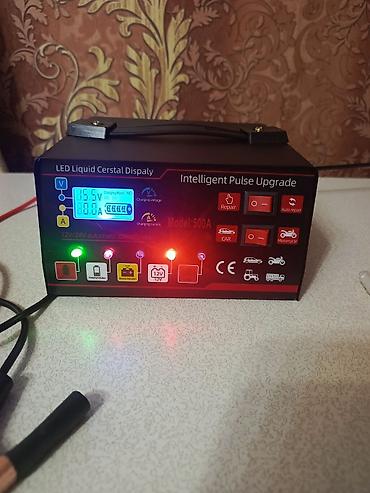 Avtomobil üçün alətlər: Ağıllı impuls texnologiyalı akkumulyator şarj cihazı – Model: 500A — 2