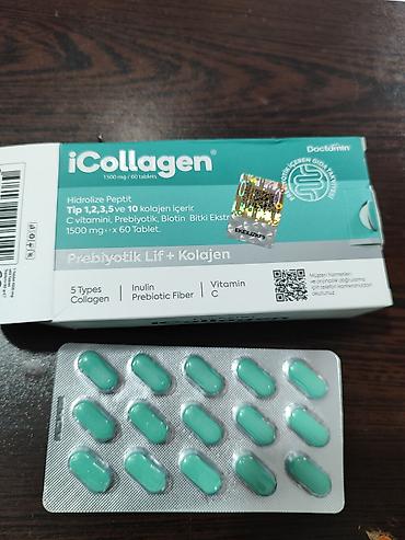 5 15: ICollagen – Prebiyotik Lif + Kolajen tabletləri Məhsul — 1