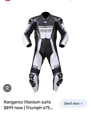 xarkov cuceleri satisi: "Arlen ness" Kangaroo titanium moto kombinezonu satılır, az işlənib — 1