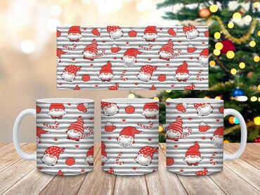 Čaše: Praznične keramičke šolje – više dizajna - Materijal: kvalitetna — 6