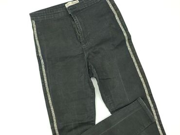 czarne jeansy stradivarius: Jeansy damskie, M