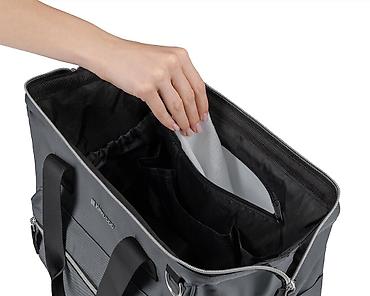 aksa buster: KikkaBoo Torba za mame Maxi premium grey – elegantna i funkcionalna — 6