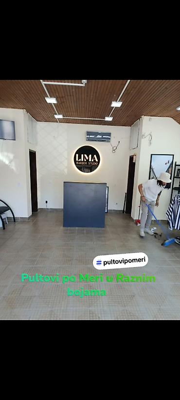 Stolovi: -Pult 13 se moze izraditi od materijala kao sto su Univer, medijapan — 2