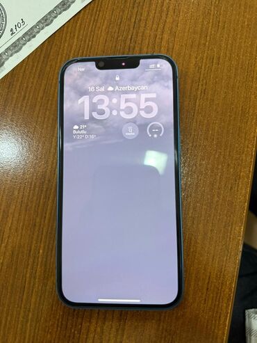 Çəngəllər: IPhone 13, Göy, Face ID