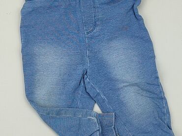 jeansy m sara mom fit: Denim pants, Lupilu, 9-12 months, condition - Very good