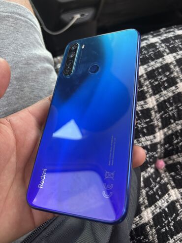 xiaomi redmi note 8 цена в бишкеке: Redmi, Redmi Note 8, Б/у, 64 ГБ, цвет - Синий, 2 SIM