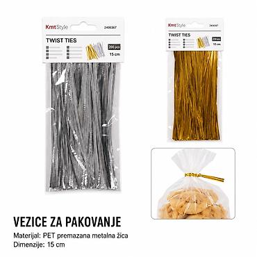 KMT Kravate 2406367 – vezice za pakovanje (twist ties) - Namena