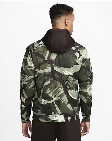 однотонные: Мужская толстовка, M, Nike, Новый, цвет - Зеленый, Платная доставка, Самовывоз — 2