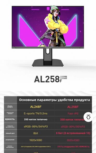 Мониторы: Монитор, Новый, 24" - 25" — 24