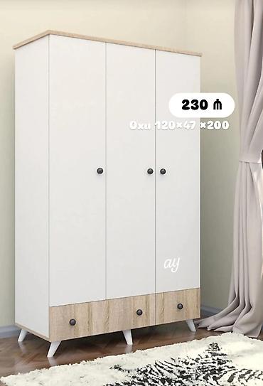 Dolablar: Yeni, 3 qapılı, Açılan, Düz dolab — 1