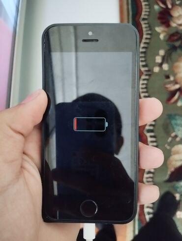 iphona x: IPhone 5s, 32 GB, Qara, Qırıq, Barmaq izi