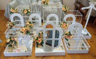 Toy paltarları və aksesuarları: Ən son yeni model 13lu təzə xonçalarin kirayəsi endirimlə cemi 5 azn