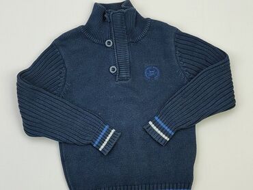 sweterek z kokardami: Sweterek, Rebel, 5-6 lat, 110-116 cm, stan - Dobry