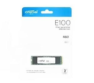 Hard diskovi, eksterni diskovi: Crucial E100 NVMe M.2 SSD - Tip: Interni SSD - Interfejs: PCIe Gen4 — 17