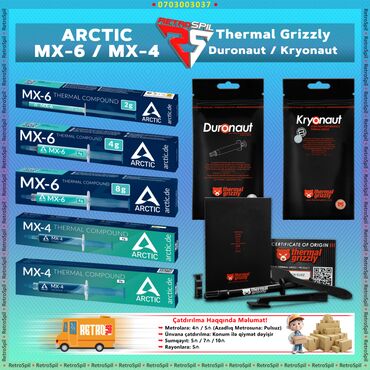 кампютер: Original thermal paste ucuz olanlar saxtadi!!!!! 📃zamanət veri̇li̇r!!!