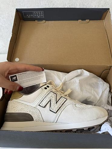 on cloud: Мужские кроссовки, 36.5, New Balance, Новый, цвет - Бежевый, Самовывоз — 1