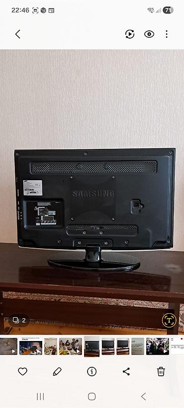 ТВ и видео: Б/у Телевизор Samsung 32" Бесплатная доставка, Платная доставка, Самовывоз — 2