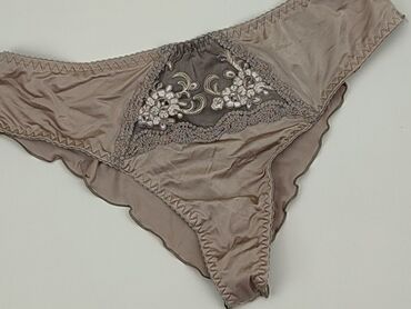 brązowy t shirty: Panties, L (EU 40), condition - Very good