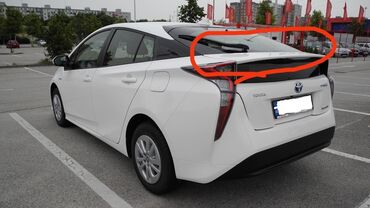 спойлер на багажник: Крышка багажника Toyota 2017 г., Б/у, цвет - Серый,Оригинал