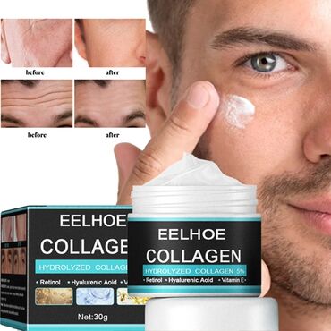 Красота и здоровье: EELHOE Коллагеновый мужской крем против морщин. Способ применения