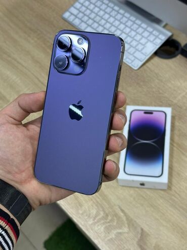 irşad iphone 14 pro max qiymeti: IPhone 14 Pro Max, 256 ГБ, Deep Purple, Гарантия, Face ID