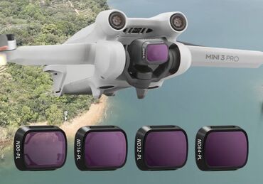 пропеллеры для дрона: Набор фильтров ND/ для DJI Mini 3 Pro Состав: - ND8- - ND16- - ND32-