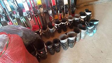 Лыжи: 50штук лыжа сатылат батинкасы менен.эвроппан келди жаныле — 5