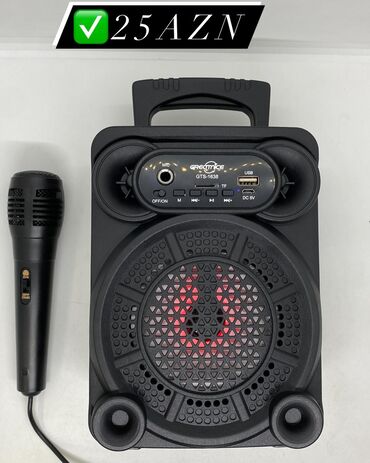 səs aparatı: "Greatnice"daşına bilən karaoke mikrofonlu bluetooth səsucaldan sadəcə