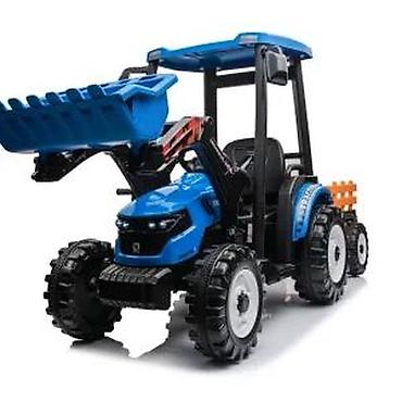 violina igracka za decu: Dečiji električni traktor sa prikolicom i utovarivačem – Premium — 8