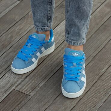 Çəkmələr: Adidas, Ölçü: 38, rəng - Mavi, İşlənmiş