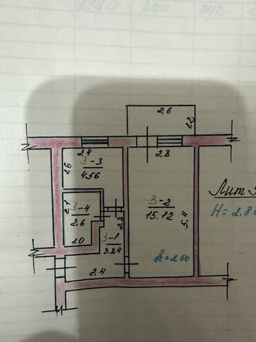 продаю дом жм келечек: 1 бөлмө, 26 кв. м, 1 кабат, Эски ремонт