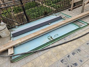Həyət darvazaları: Metall darvaza - Material: qalın metal təbəqə və künc profillər — 3