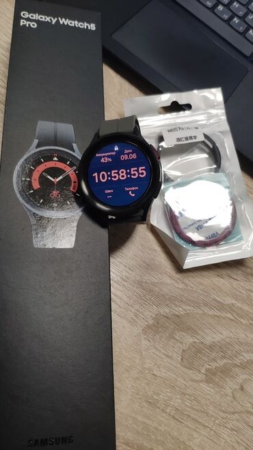 лучшая копия apple watch 2021: Умные часы Samsung Galaxy Watch5 Pro. Состояние идеальное. Полный