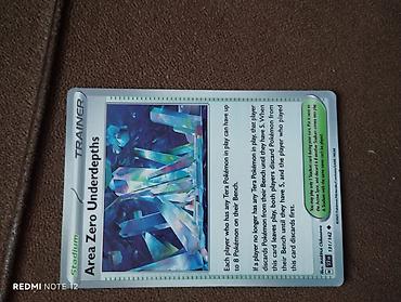 pokemon karti: Pokemon TCG kartı – Trainer Stadium: Area Zero Underdepths - Seriya — 1