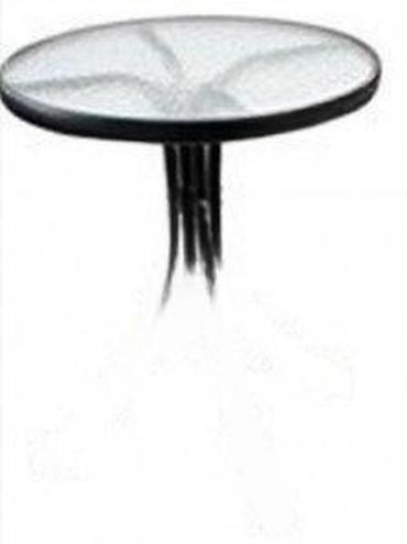 Stolovi: BASTENSKI STO METAL-STAKLO NOV PRECNIK 60 CM ZA TERASU BASTU | Cene — 14